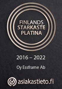 Finlands starkaste platina | 2016 – 2022 Oy Essframe Ab